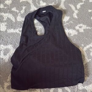 Black Sleeveless Women's Top